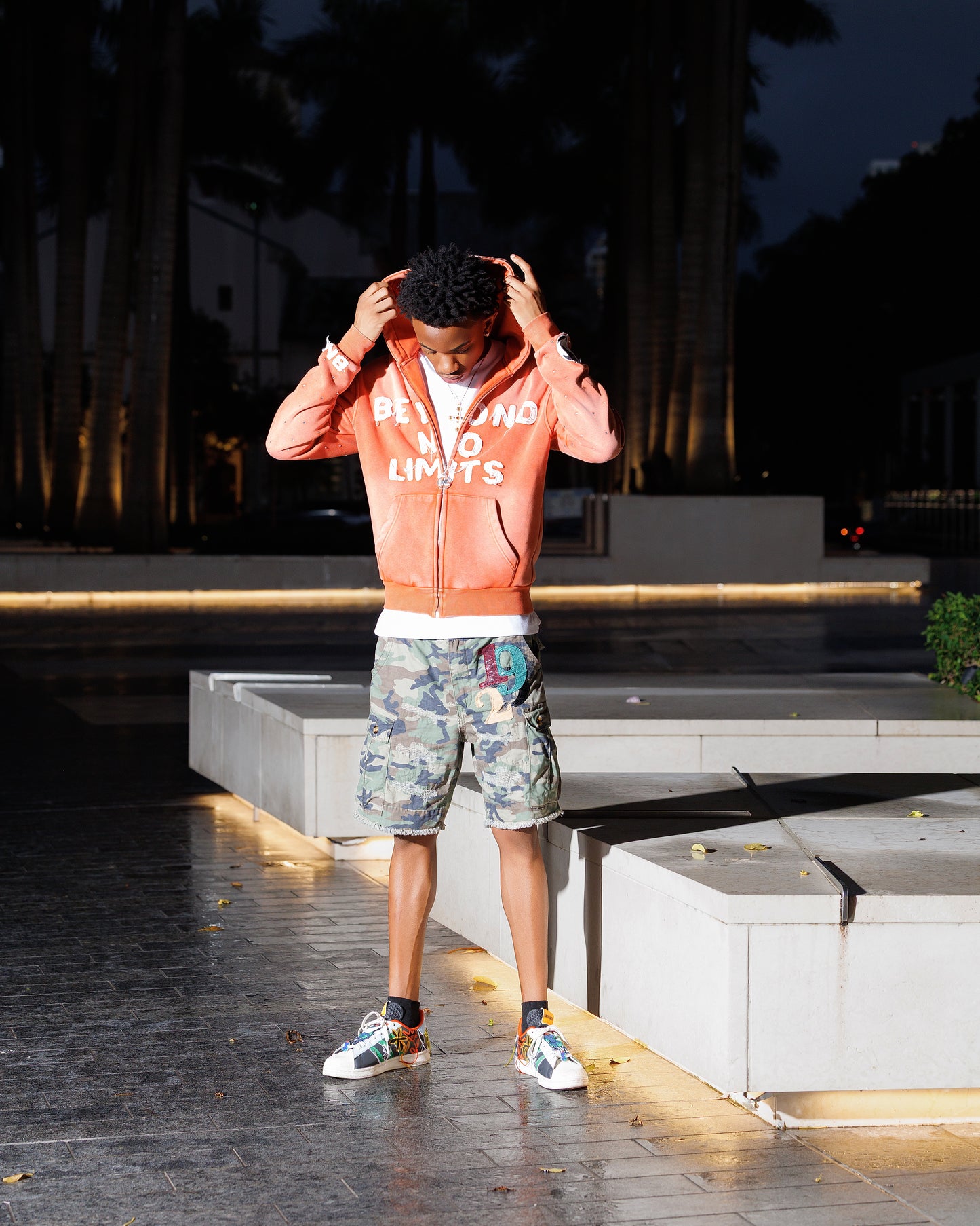 "AUTUMN BLAZE" LIMITLESS ZIP UP HOODIE